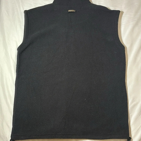 Rocky Men's Vest Black Heated Fleece Full Zip size M - Picture 8 of 9